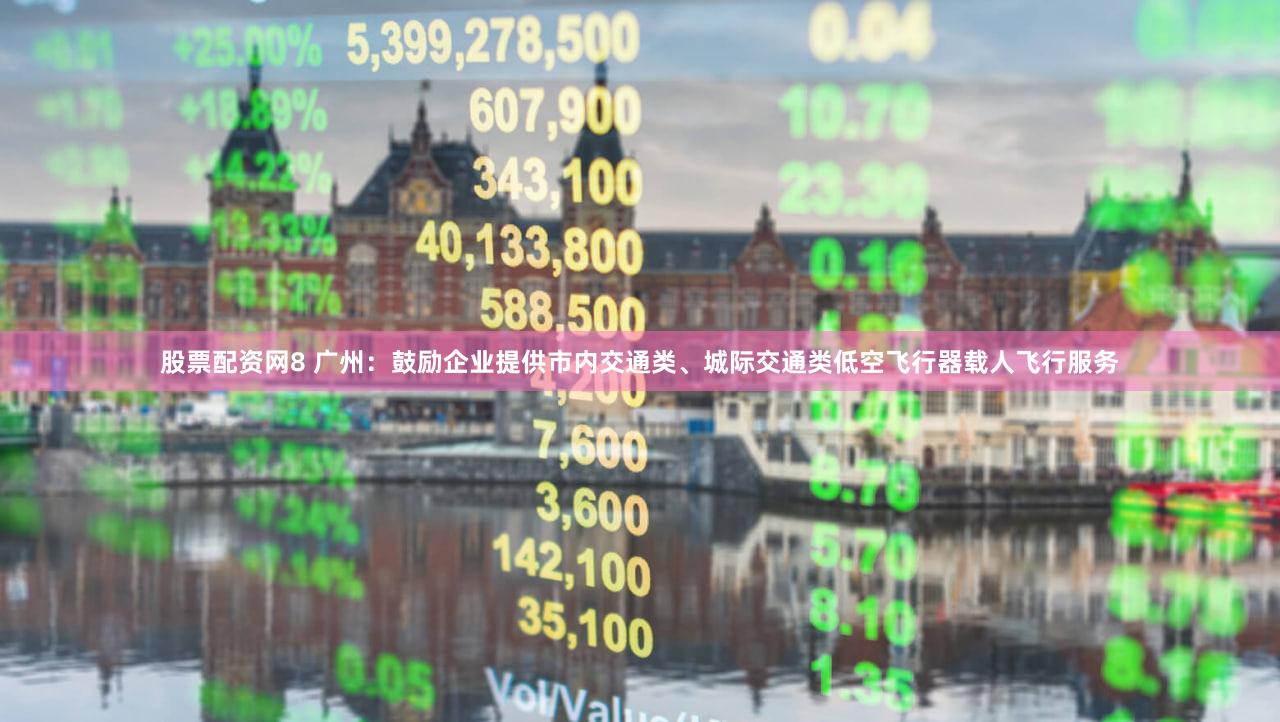 股票配资网8 广州：鼓励企业提供市内交通类、城际交通类低空飞行器载人飞行服务