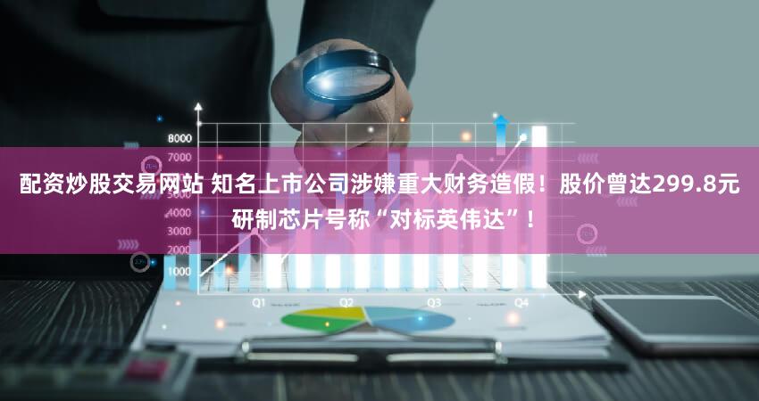 配资炒股交易网站 知名上市公司涉嫌重大财务造假！股价曾达299.8元 研制芯片号称“对标英伟达”！